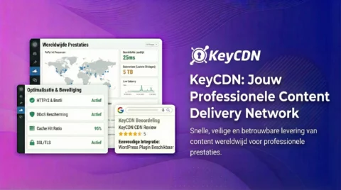 keyCDN screen